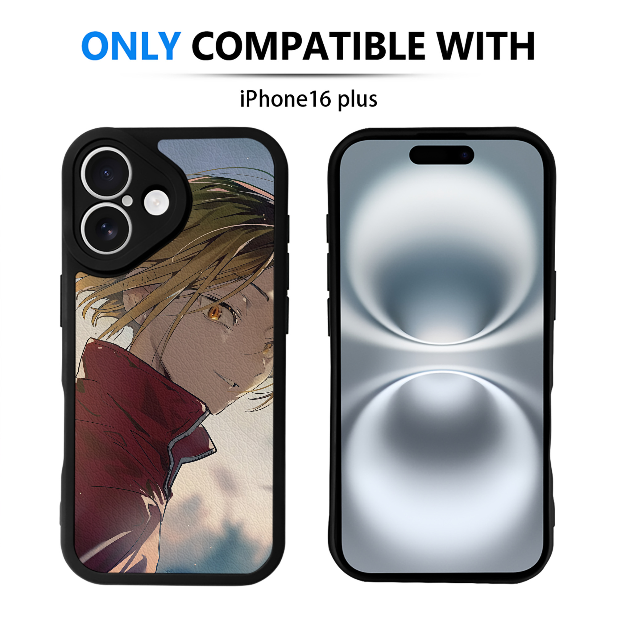 （画像用） ハイキュー!! Haikyu!! 【iPhone 16シリーズ対応】シリコンスマホケース（レザー調） 材質：シリコン
